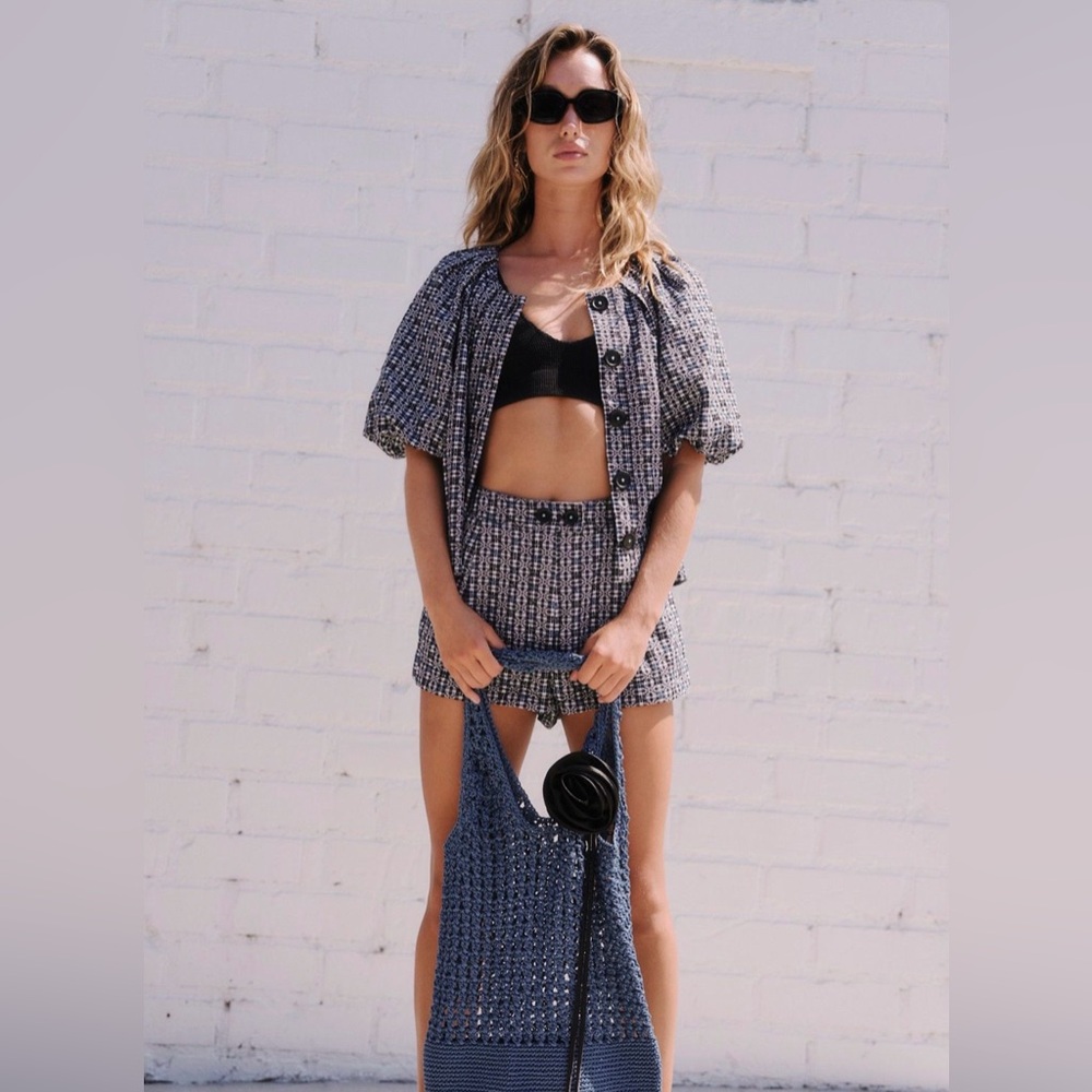The Rib I Reach For Free People Black Textured Bralette